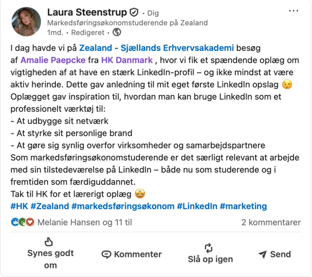 Opslag på LinkedIn HK